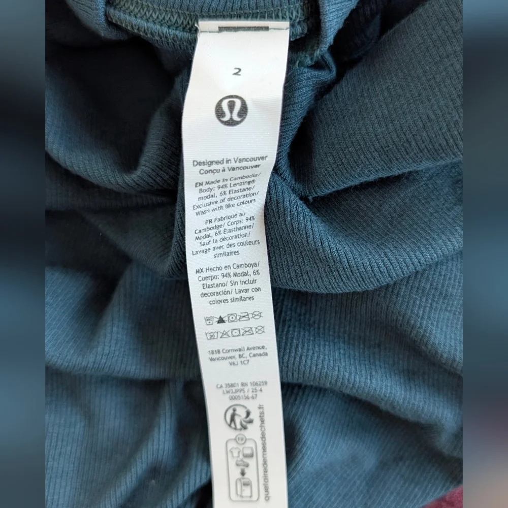 Hold Tight Long-Sleeve Turtleneck, Indochine Blue, Size 2, NWT - Picture 7 of 7